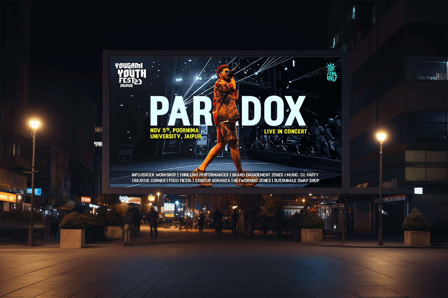 paradox street poster black