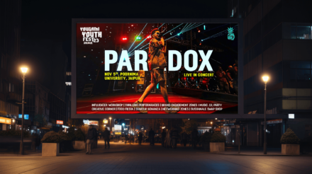 event branding and markeing work for yougami youth fest at jaipur